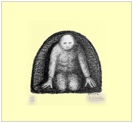 GIUSEPPE VIVIANI Agnano Pisano 1898 – Pisa 1965 Romanzo Nero (Tavola IX) 1946...