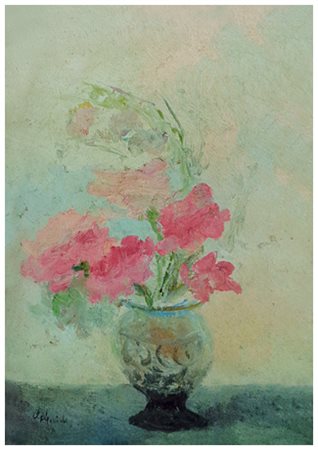 GUIDO GUIDI Livorno 1901 – Livorno 1998 Senza titolo Olio su tavola 50 x 35....