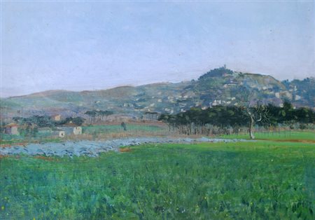 AUTORE IGNOTO Senza titolo Olio su faesite 23,5 x 33,5. Sul verso altro...