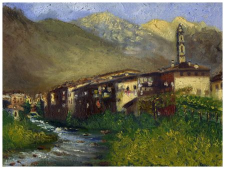 AUTORE IGNOTO Senza titolo Olio su cartone 18 x 24. base: 30 Le offerte...