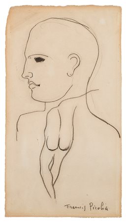 Francis Picabia Senza titolo 1930 ca matita su carta cm 31,4x17,4Firmato in...