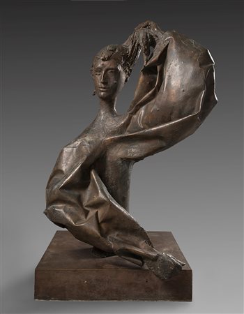 Giacomo Manzù Busto di Inge 1971 bronzo cm 120x75x38 Esemplare unico Timbro...