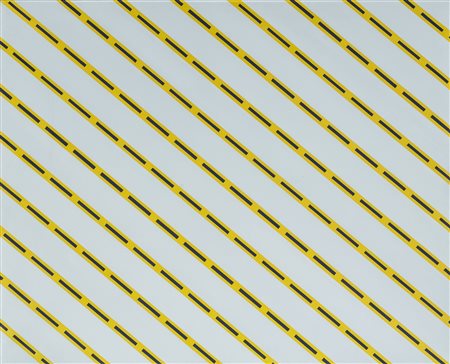 Mauro Reggiani Composizione 24 1972 olio su tela, cm 81x65 Firmato, titolato...