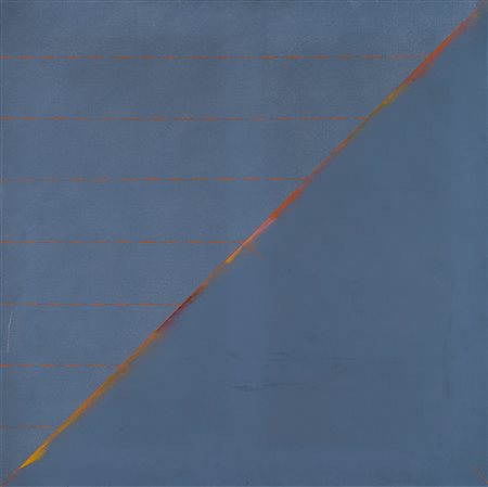 Claudio Verna A102 1971-72 acrilico su tela, cm 70x69,5Firmato, datato e...