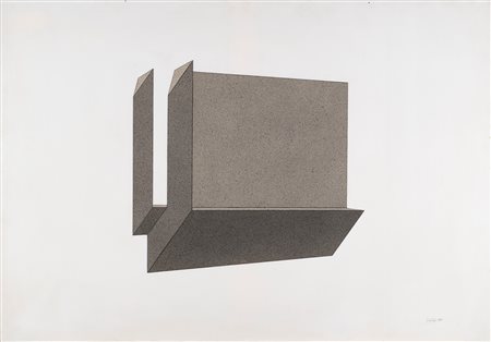 Giuseppe Uncini Senza titolo 1973 collage su plexiglass cm 70x100Firmato e...