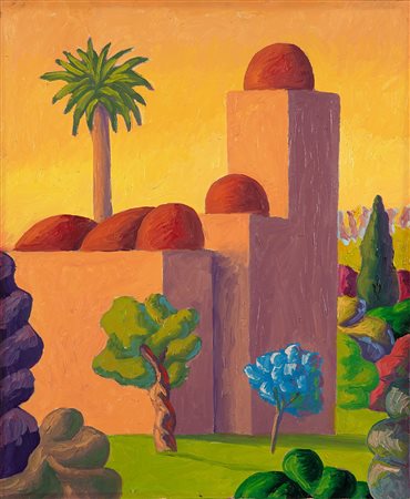 Salvo San Giovani degli Eremiti 1982 olio su tela cm 50x60PROVENIENZAMestre...