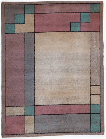 MANIFATTURA ITALIANA Tappeto. Lana. Cm 207,00 x 159,00. Lana, anni 70....