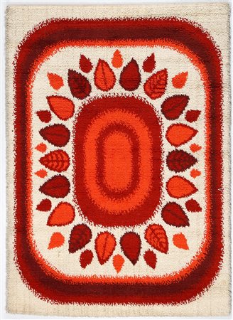 MANIFATTURA ITALIANA Tappeto. Lana. Cm 200,00 x 143,00. Lana, anni 70....