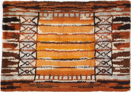 MANIFATTURA ITALIANA Tappeto. Lana. Cm 136,00 x 192,00. Lana, anni 60....