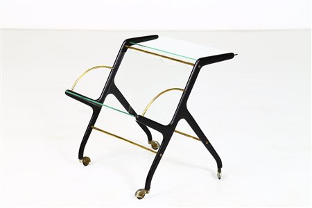 LACCA CESARE Attrib. Portariviste. . Cm 49,50 x 54,00 x 52,00. Legno...