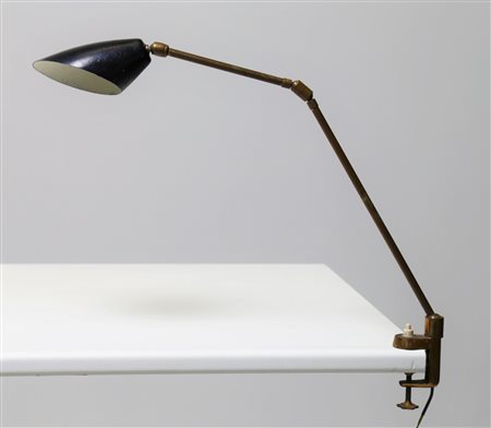 STILNOVO Lampada da tavolo. Metallo laccato e ottone. Cm 50,00 x 60,00 x...