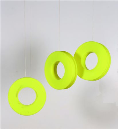 KAZUHIRO YAMANAKA (n. 1971) Tre lampade da soffitto mod. Rainy day....