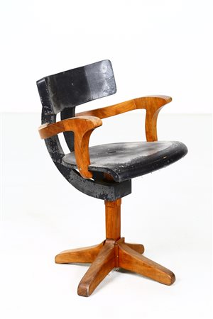 ANONIMO Sedia. Legno di palissandro. Cm 47,00 x 80,00 x 55,00. Legno di...