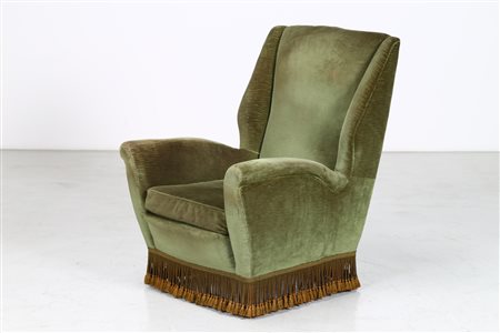 ISA BERGAMO Poltrona. Legno e tessuto. Cm 72,00 x 97,00 x 70,00. Tessuto...