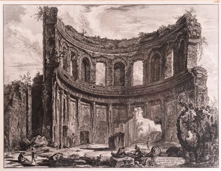 PIRANESI GIOVANNI BATTISTA (1720 - 1778) Rovine del tempio di Apollo. ....