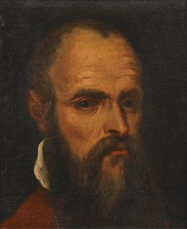 ARTISTA VENETO DEL XVI SECOLO Ritratto di Sebastiano Erizzo. . Olio su tela ....