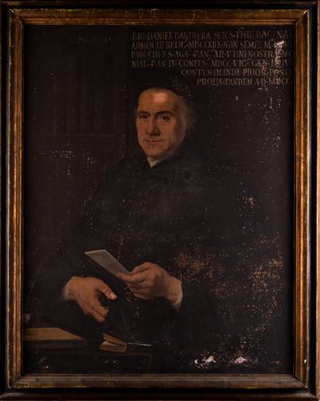 ARTISTA CENTROITALIANO DEL XVII SECOLO Ritratto di prelato. . Olio su tela ....