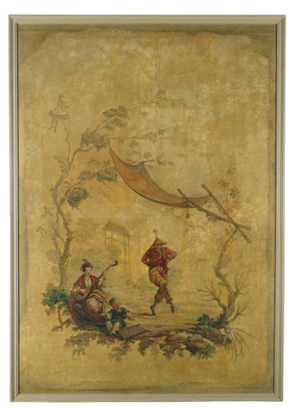 PILLEMENT JEAN BAPTISTE (1728 - 1808) Attribuito a. Figure di orientali in un...