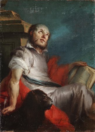 ZUGNO FRANCESCO (1709 - 1787) San Marco. Olio su tela . Cm 29,00 x 40,00....