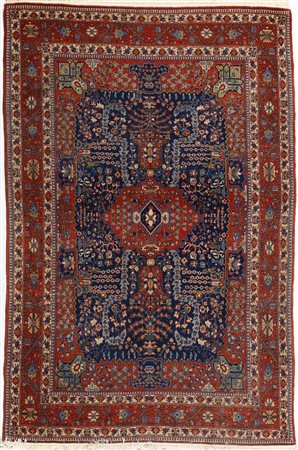 TAPPETO PERSIANO Tappeto Persiano. . Cm 143,00 x 216,00. Lana su trama e...