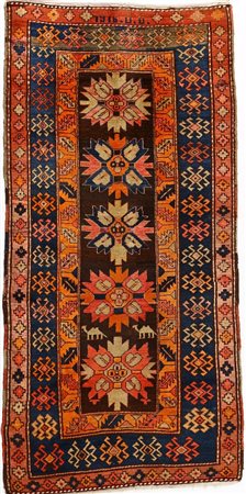 KARABAGH Tappeto, Caucaso, 1916. . Cm 113,00 x 233,00. Bibliografia di...