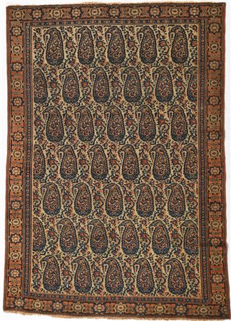 SENNE' Tappeto, Persia fine 1800. . . Cm 128,00 x 183,00. Bibliografia di...