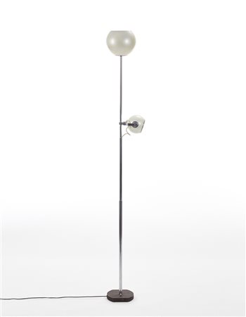Stilnovo Lampada da terra a luce sommitale e faretto regolabile in altezza....