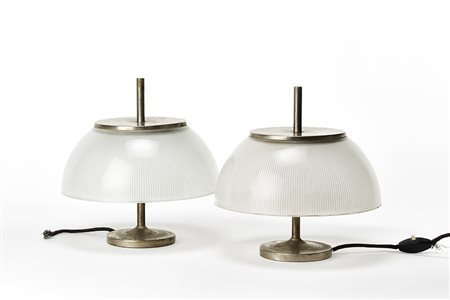 Sergio Mazza (Milano 1931)Coppia di lampade da tavolo modello "Alfetta"....