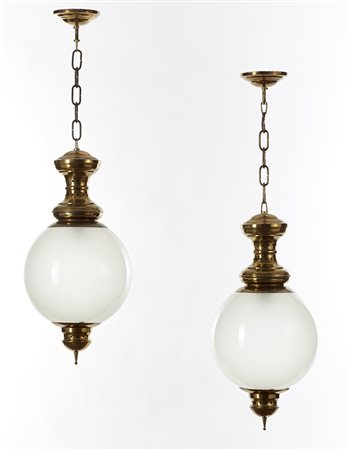 Luigi Caccia Dominioni (Milano 1913 - Milano 2016)Coppia di lampade a...