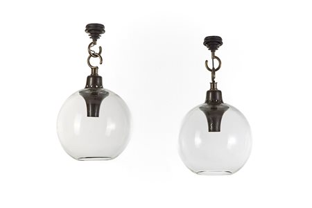 Luigi Caccia Dominioni (Milano 1913 - Milano 2016)Coppia di lampade a...