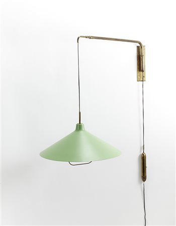 Angelo Lelii (Ancona 1915 - 1987)Lampada a parete. Produzione Arredoluce,...