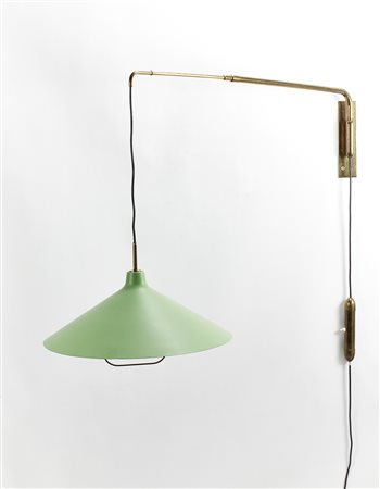 Angelo Lelii (Ancona 1915 - 1987)Lampada a parete. Produzione Arredoluce,...