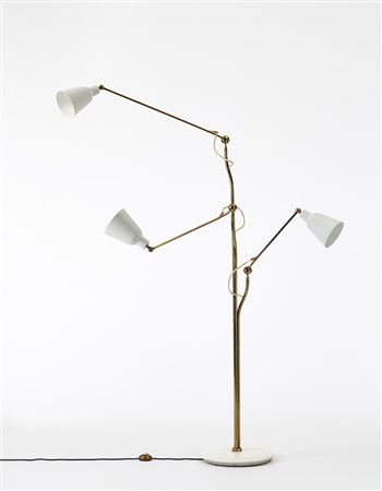 Angelo Lelii (Ancona 1915 - 1987)Lampada da terra. Produzione Arredoluce,...