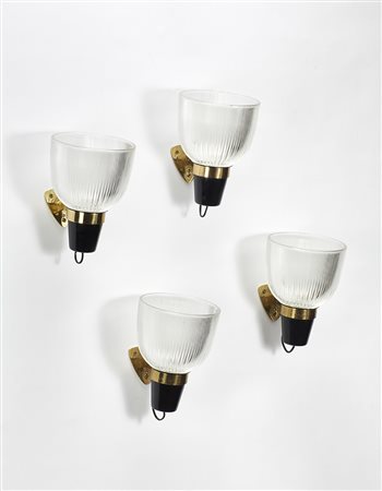 Ignazio Gardella (Milano 1905 - Oleggio 1999)Quattro appliques modello "LP5"....