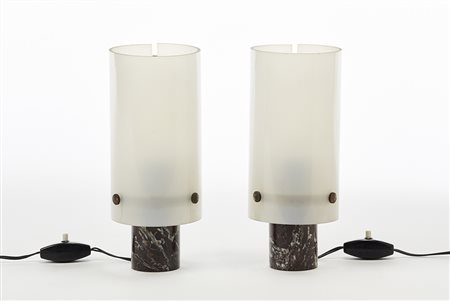 Ignazio Gardella (Milano 1905 - Oleggio 1999)Coppia di lampade da tavolo...