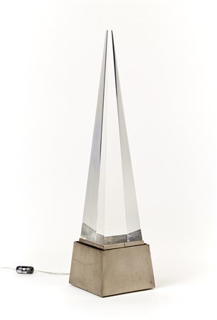 Gabriella Crespi (Milano 1922 - Milano 2017)"Obelisco"Lampada da tavolo....