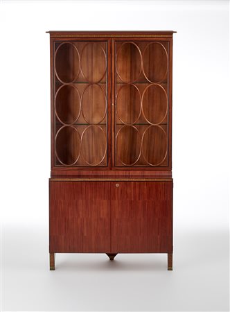 Paolo Buffa (Milano 1903 - Milano 1970)Trumeau a due ante con alzata....