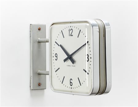 Gio Ponti (Milano 1891 - Milano 1979)(Attribuito)Orologio da parete con cassa...