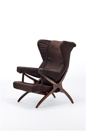 Franco Albini (Robbiate 1905 - Milano 1977)Poltrona modello "Fiorenza"....