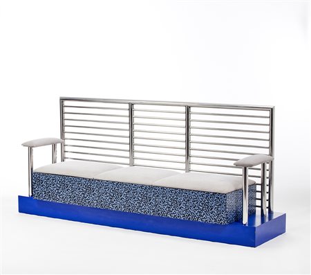 Ettore Sottsass (Innsbruck 1917 - Milano 2007)Divano della serie "Quattro...