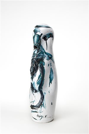 Serge Vandercam (Copenaghen 1924 - Bruxelles 2005)Scultura in ceramica...