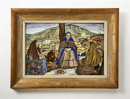 Alessandro Pandolfi (Castellamare Adriatico 1887 - Pavia 1953)"Comari...