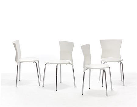 Olaf Von Bohr (Salisburgo 1927)Lotto composto da quattro sedie modello...