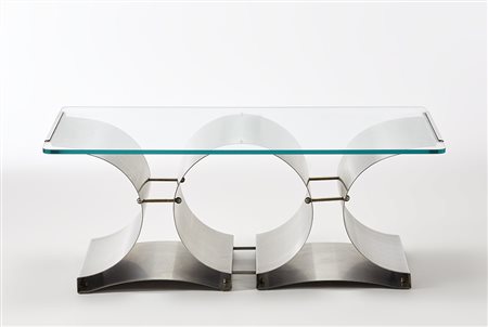 Francois Monnet (1946)Tavolo basso. Produzione Kappa, Francia, 1970ca. Lastre...