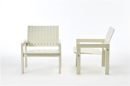 Bernt Petersen (1937 - 2017)Coppia di poltrone modello "Crate". Produzione...