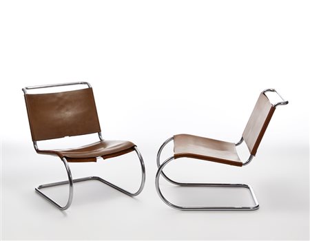 Ludwig Mies van der Rohe (Aquisgrana 1886 - Chicago 1969)Coppia di...