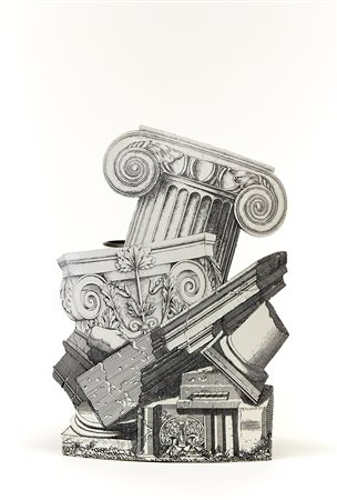 Fornasetti Portaombrello con decoro trompe l'oeil modello "Rovine". Milano,...