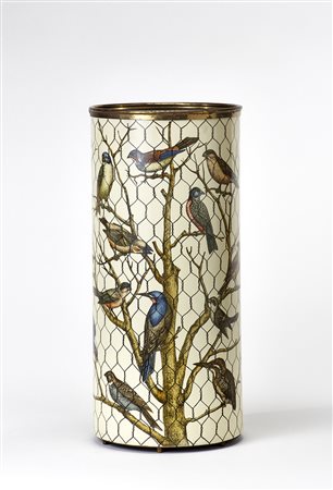 Piero Fornasetti (Milano 1913 - Milano 1988)Portaombrelli raffigurante...