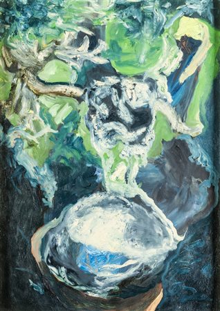 Lorenzo Aceto 1985 Habitat - 2013 tecnica Olio su carta Dimensioni cm. 48,5 x...