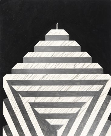 Michael Challenger 1939 Senza titolo tecnica Tecnica mista su cartoncino...